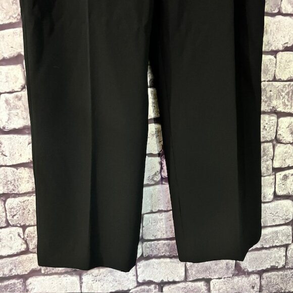Evan Picone NWT Black Fully Lined Dress Pants Size 16 - Picture 3 of 8